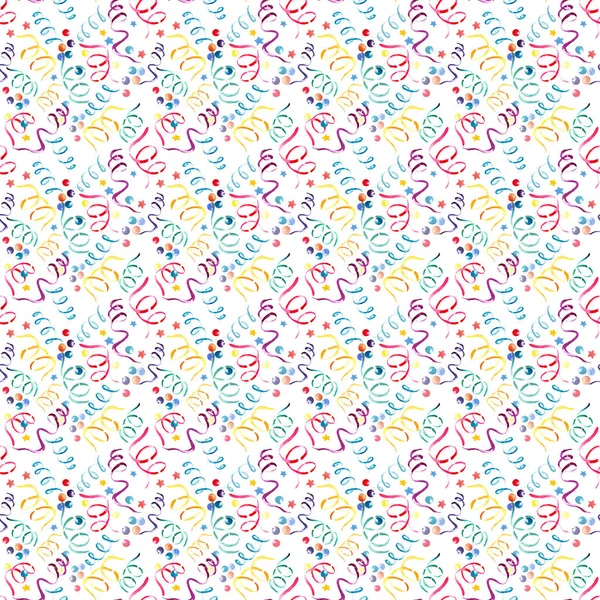 Abstract beautiful artistic tender multicolor lovely holiday new year celebrated winter serpentine pattern watercolor hand illustration. Perfect for textile, wallpapers, and backgrounds
