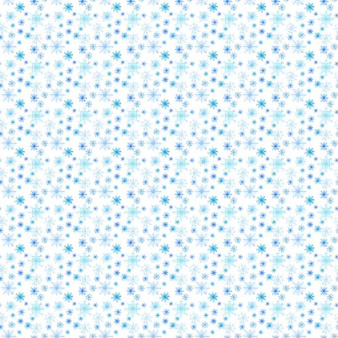 Güzel soyut grafik güzel sanatsal ihale harika tatil yeni yıl parlak kış mavi kar taneleri suluboya el illüstrasyon model. Tekstil, duvar kağıtları ve arka planlar için mükemmel