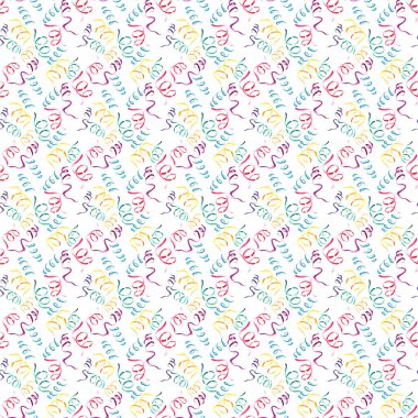 Kış serpantin desen suluboya el illüstrasyon soyut güzel sanatsal ihale çok renkli güzel tatil yeni yıl kutladı. Tekstil, duvar kağıtları ve arka planlar için mükemmel