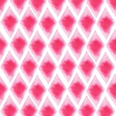 Soyut güzel sanatsal ihale harika şeffaf parlak kırmızı pembe farklı şekiller suluboya el illüstrasyon model. Tekstil, duvar kağıtları ve arka planlar için mükemmel