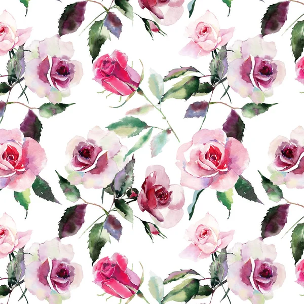 Suave Suave Sofisticado Maravilhoso Bonito Primavera Floral Botânico Vermelho Rosas — Fotografia de Stock
