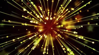 Altın çizgiler ve yıldızlar arka plan