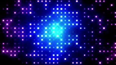 Mavi parlak ışık ızgara