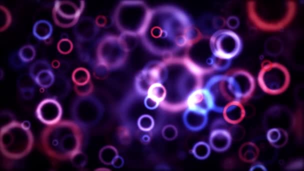 紫色的散焦的圆圈 — 图库视频影像