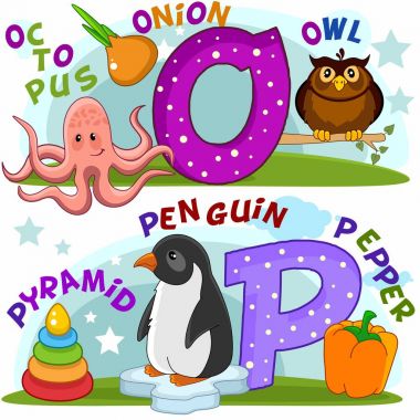 İngilizce alfabe O P