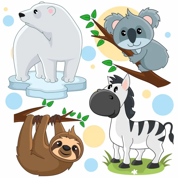 Animales parte 18 — Vector de stock