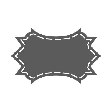 Vintage kare etiketi, kağıt tasarım web, çıkartmalar, Etiketler için