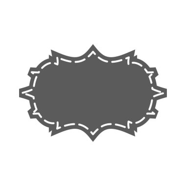 Vintage kare etiketi, kağıt tasarım web, çıkartmalar, Etiketler için