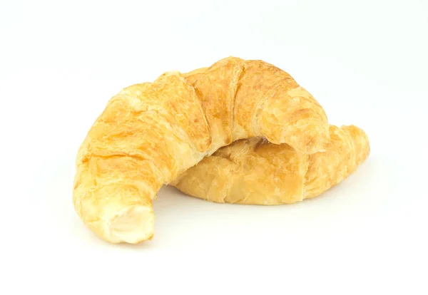 Croissant Brot isoliert auf weißem Hintergrund — Stockfoto