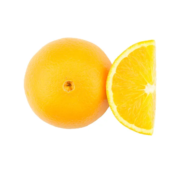 Vers oranje geïsoleerd op witte achtergrond — Stockfoto