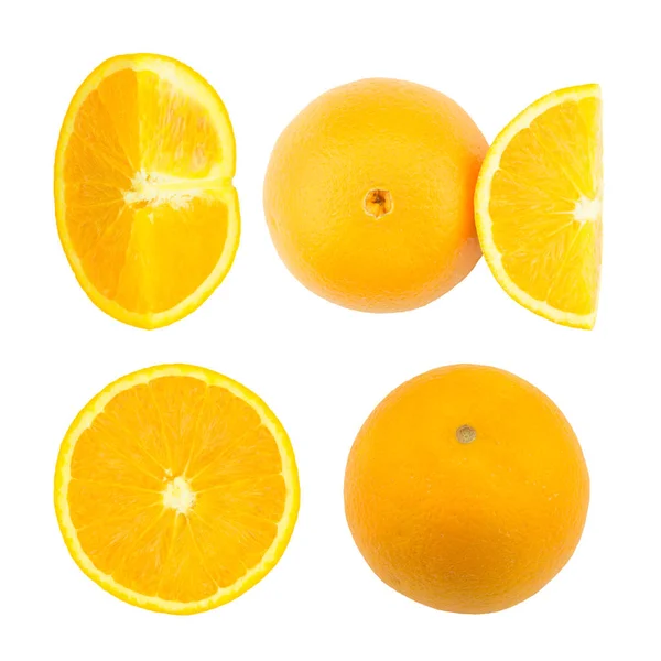 Taze turuncu beyaz arkaplanda izole — Stok fotoğraf