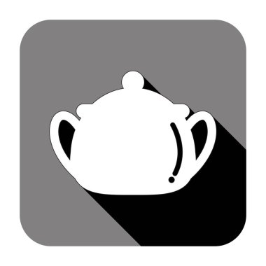 Uzun gölge simgesiyle kavanoz