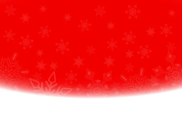 Weihnachten Hintergrund mit Schneeflocken. Vektorillustration. — Stockvektor