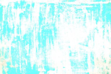 Eski boya duvar, kırık, Grunge arka plan, hasarlı Turkuaz rengi