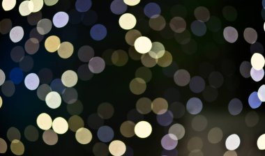 Bokeh ile Noel şenlikli soyut tatil arka ışıklar ve yıldız defocused