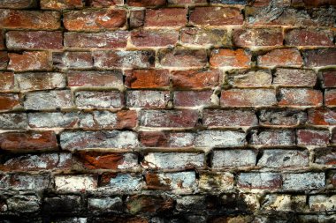 Doku arka plan, siyah eski tuğla taş duvar