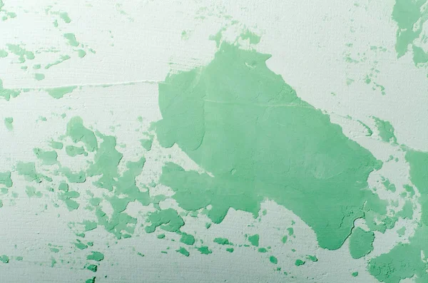 Eski boya duvar, kırık, Grunge arka plan, hasarlı yeşil pastel renk — Stok fotoğraf