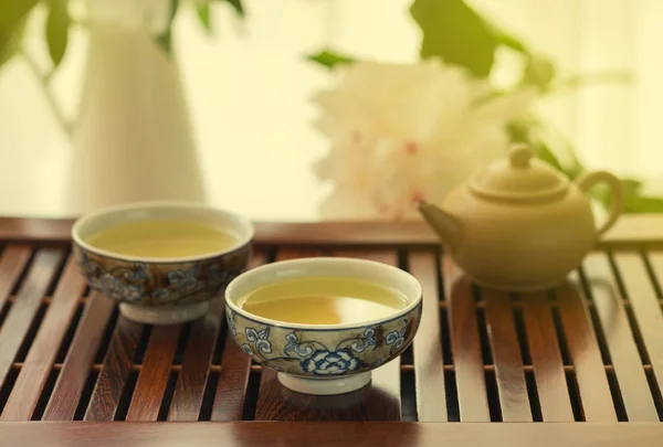 Ceremonia tradicional del té chino Cun Fu Cha — Foto de Stock