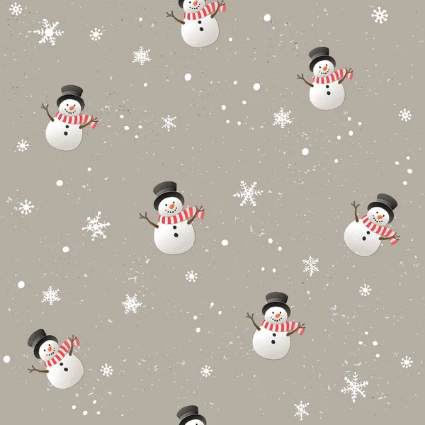 Счастливого снеговика. — стоковый вектор