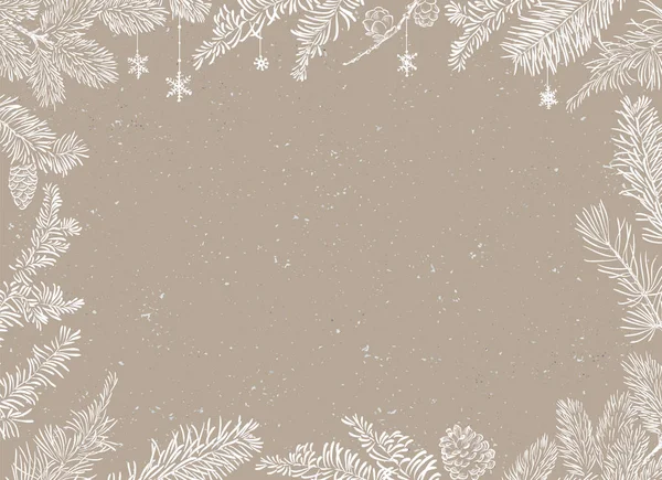 Noel Poster - illüstrasyon. Vektör çizim Noel arka plan