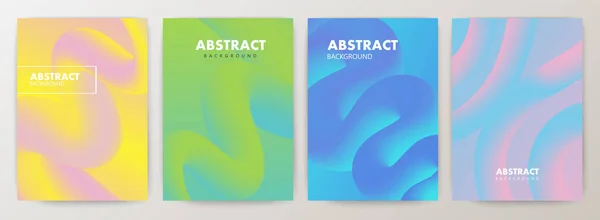 Minimale Abstrakte Form Auf Farbverlauf Hintergrund Für Broschüre Flyer Poster — Stockvektor
