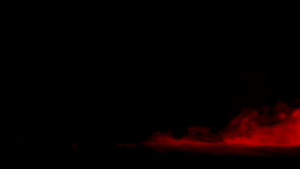 Abstract Red Dry ice smoke background