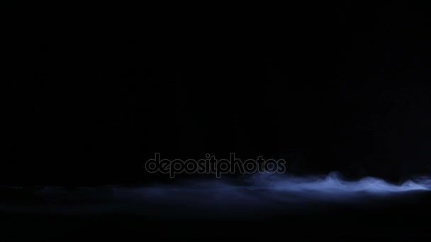 Αφηρημένο μπλε ξηρού πάγου καπνού φόντο Πλάνα Αρχείου