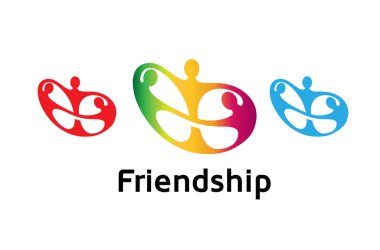 Yaratıcı renkli kalabalık Logo tasarlamak