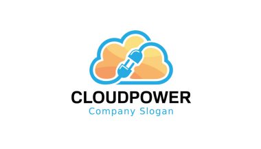 Bulut güç Logo tasarlamak