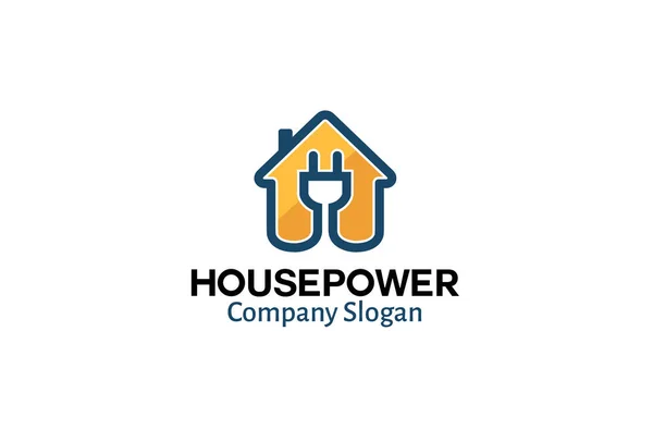 House Power Design Illustration — Stock Vector