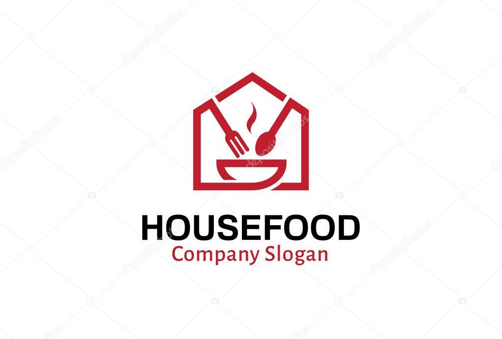 House Food Design Illustration