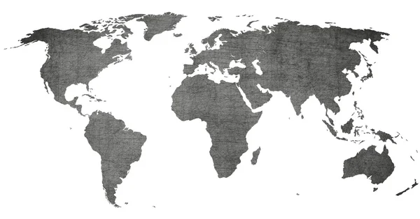 Старинная карта мира - старый текстурный фон — стоковое фото