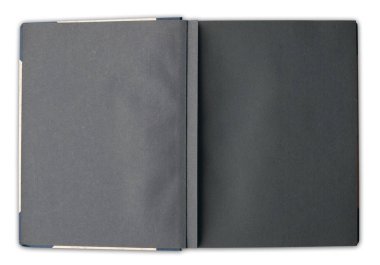 eski fotoğraf albümü - boş sayfaları ile açık kitap