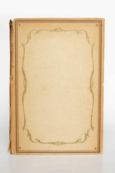 Παλιό Κάλυμμα Bok Πλαισιωμένο Παλιό Βιβλίο Κάλυψη Μακέτα — Φωτογραφία Αρχείου