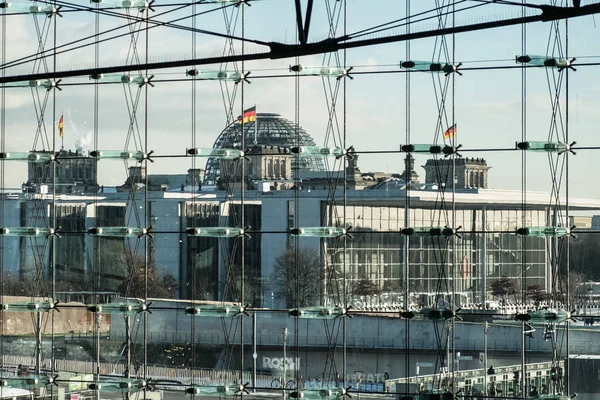 Βερολίνο Γερμανία Ιανουαρίου 2017 Paul Loebe Haus Και Reichstag Κτήριο — Φωτογραφία Αρχείου