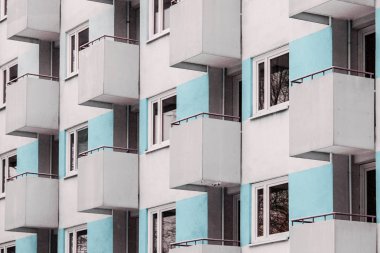 Dış bina, gayrimenkul konsepti - apartmanlar