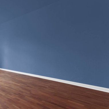 mavi duvar arka planda daire 