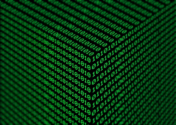 binary code background - digital ones and zeros