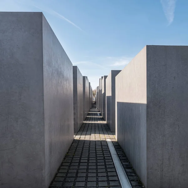 Berlín Německo Března 2017 Památník Zavražděných Židů Evropy Také Známý — Stock fotografie