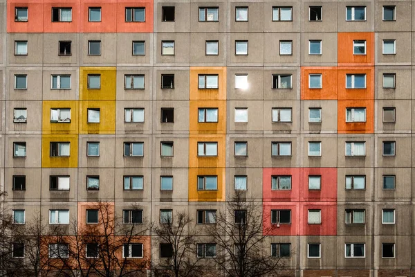 柏林预制混凝土板材建筑街头艺术 — 图库照片