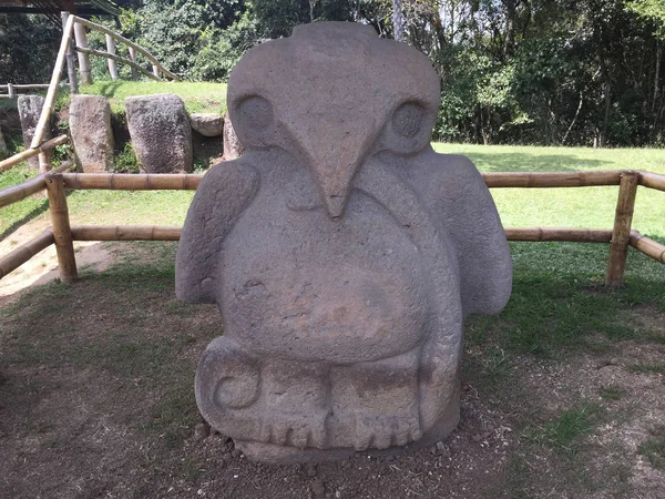 Statues Idols San Augustin Archaeological Park San Augustin Colombia — Stock Photo, Image