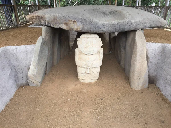 Statuetki Immunitety San Augustin Park Archeologiczny San Augustin Kolumbia — Zdjęcie stockowe