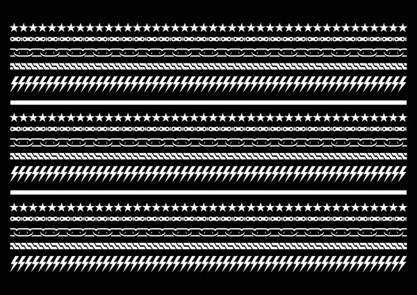 Abstrakte silberne horizontale Linien — Stockvektor