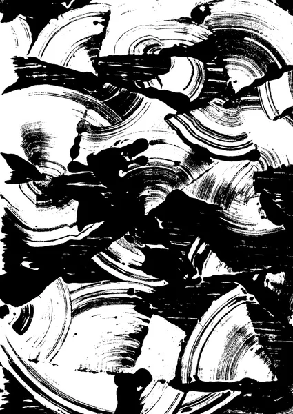 Blanco y negro abstracto acuarela fondo — Vector de stock