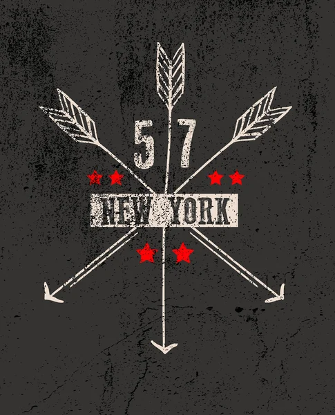 Graphique de New York — Image vectorielle