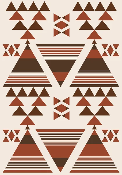 Motif d'ornement sans couture aztèque — Image vectorielle