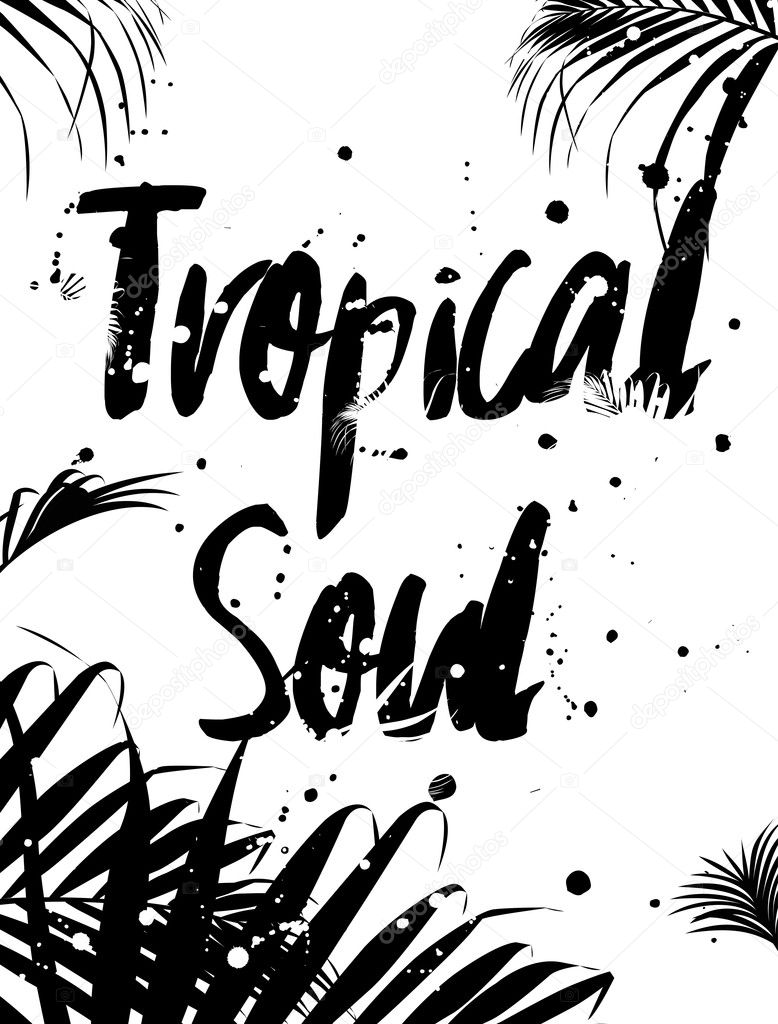 tropical soul travel poster