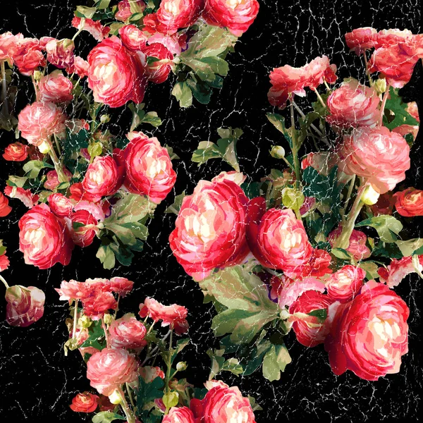 Abstrakte Rosen Blumen Hintergrund — Stockfoto