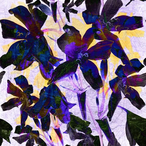 Abstrakta lily blommor bakgrund — Stockfoto