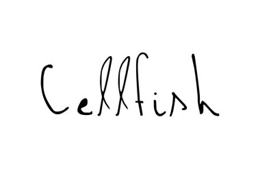 Cellfish yazı hat